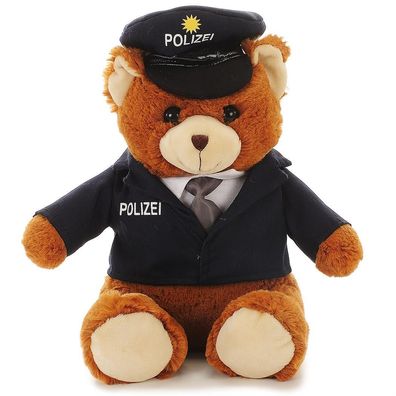 Bär Polizist aus Plüsch 18x17x27cm euro souvenirs