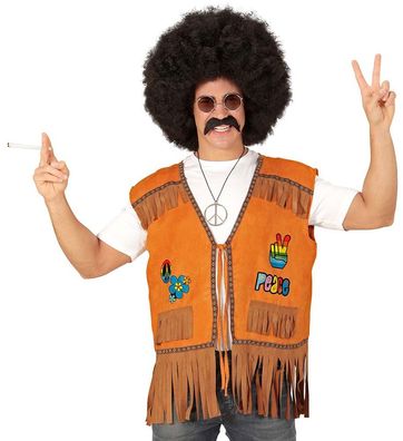 Hippie Weste braun Widmann