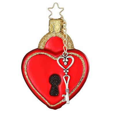 Christbaumschmuck Liebesschloss 7,5 cm