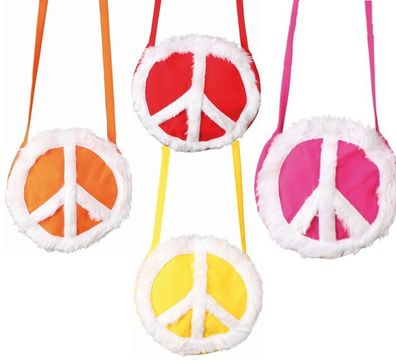 Tasche Peace 70er Jahre vers. Farben Orlob