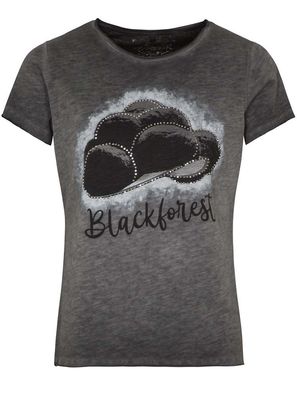 T-Shirt Black Forest grau