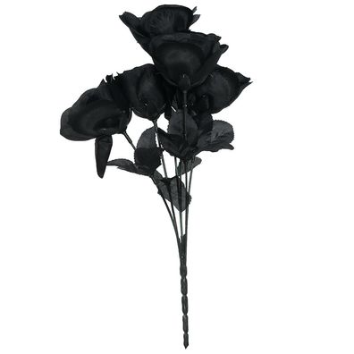 Blumenstrauss Rosen schwarz 35cm