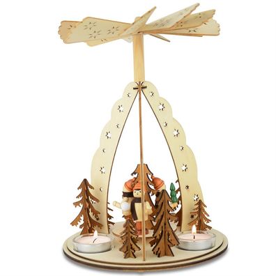 Riffelmacher Weihnachtspyramide Wolkendesign