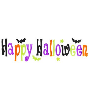 Happy Halloween Gel Fensterbild 50cm