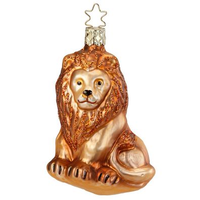 Christbaumschmuck König der Tiere Löwe 9,5 cm