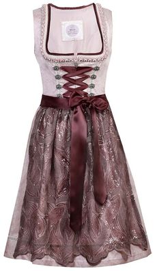 Dirndl Dilara 65er Länge bordeaux