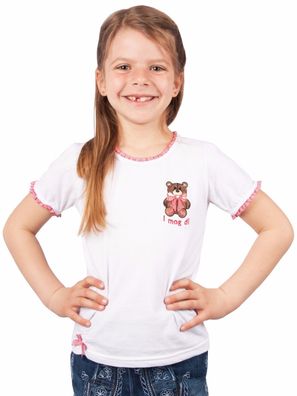 Stützle T-Shirt weiß "i mog di" Bärchen