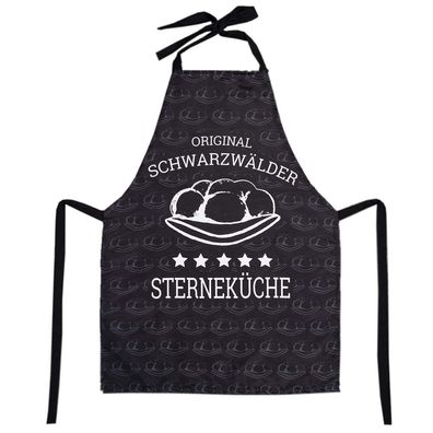 Schürze Schwarzwälder Sterneküche schwarz