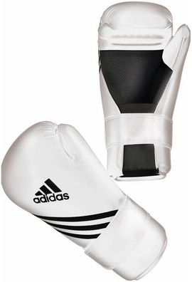 adidas Semi Contact Handschuhe Weiß