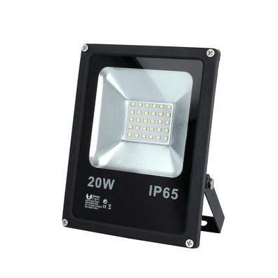 20W LED Strahler Außen 1800lm Kaltweiß Fluter IP65 Wandstrahler Outdoor Schwarz