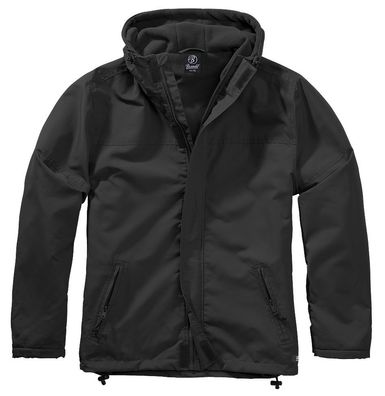 Brandit Jacke Windbreaker Frontzip in Black