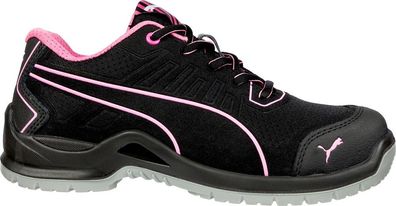 Puma Safety Damen Sicherheitsschuh Fuse Tc Pink Low Wns S1P ESD SRC Schwarz/Pink