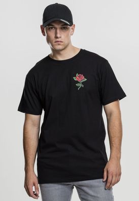 Mister Tee T-Shirt Rose Tee Black