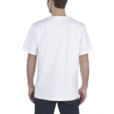 Carhartt Herren T-Shirt Workw Pocket S/S T-Shirt White