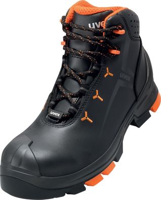 Uvex 2 Stiefel S3 65032 Schwarz, Orange (65032)