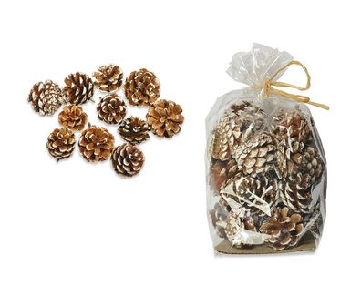 Riffelmacher Zapfenmischung Schwarzkiefer natur/weiß 5 cm