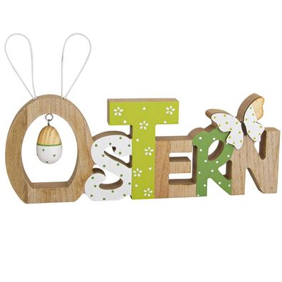 Schriftzug Ostern grün 29cm