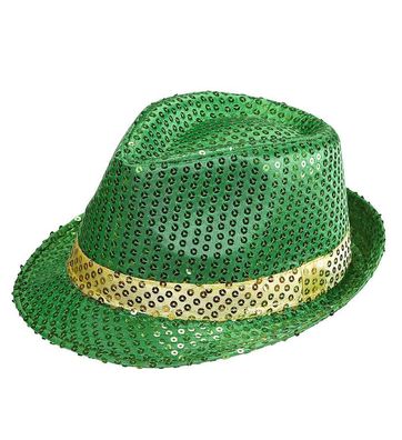 Fedora Hut St. Patricks Day in Pailetten