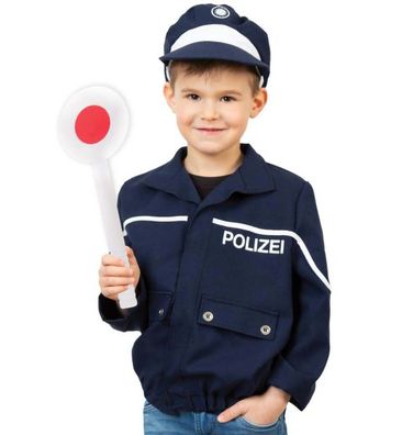 Kinderkostüm Polizei Jacke blau