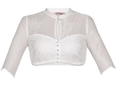 Dirndlbluse Nora-Madlenka creme halbarm