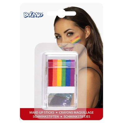 Schminkstift 6 in 1 Regenbogen 7g