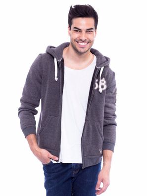 Hoodie Brunftzeit grau