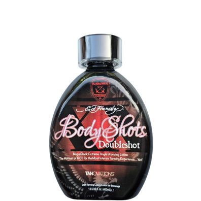 TanOvations/ Ed Hardy Body Shots "Tingle" 400ml/ Solariumkosmetik/ Bräunungslotion