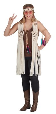 Andrea-Moden Hippie Weste mit Perlen
