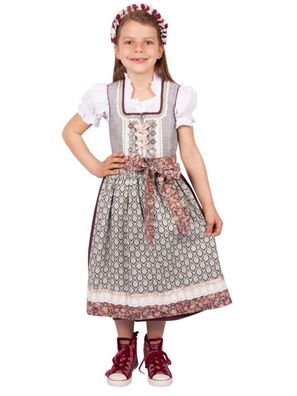 Krüger Kinderdirndl grau 3-tlg Set