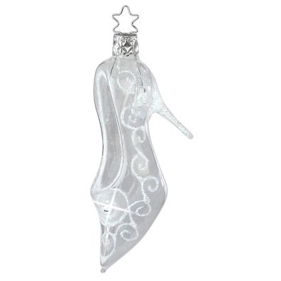 Christbaumschmuck Cinderellas gläserner Schuh 11cm