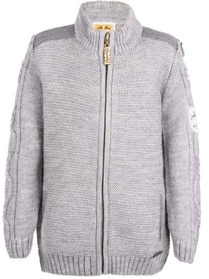 Maddox Strickjacke Wengen Kinder grau