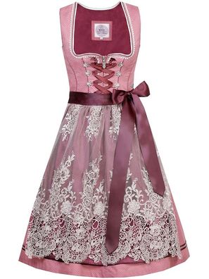 Dirndl Lia 58er Länge beere rosa