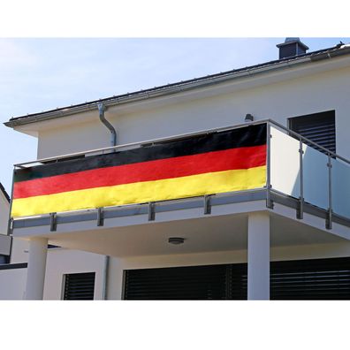 Deutschland Balkonflagge 90x300cm Fanartikel Michel Toys