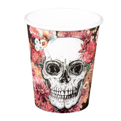 Papierbecher day of the dead 10 Stk