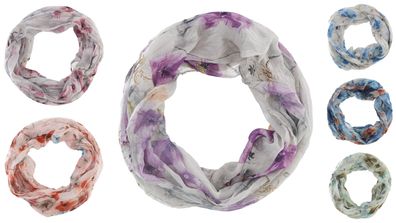 Seiden-Tuch für Damen Blumen Motive Elegantes Mode Seidenschal/Halstuch/Schultertuch