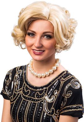Perücke 30er Jahre blond Orlob