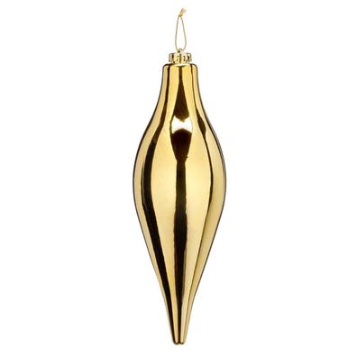 Christbaumschmuck Olive Kunststoff 30 cm Gold