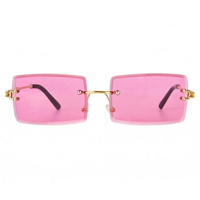 PartyXplosion Brille rechteckig rosa
