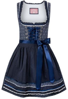 Dirndl Kim 55cm Länge dunkelblau