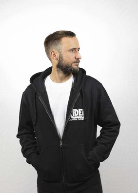 John Doe Hoodie Zip Hoodie Ride Black