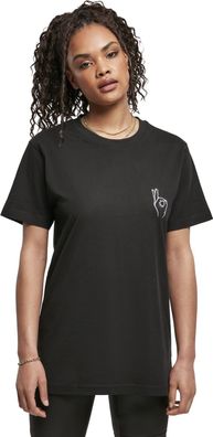 Mister Tee Damen T-Shirt Ladies Easy Tee Black