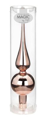 Christbaumspitze 26cm Glowing Mountains rosegold FV