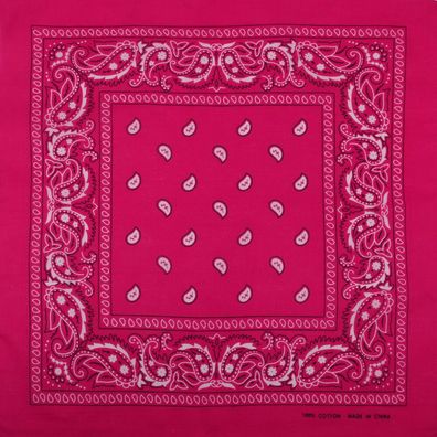 Bandana Kopftuch Paisley pink