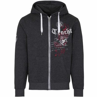 Trachtenjacke Jupp anthrazit Hoodie