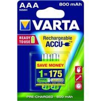 1St. Varta 56703(-101-402) Varta Rechargeable Accu Micro 2er Bliste