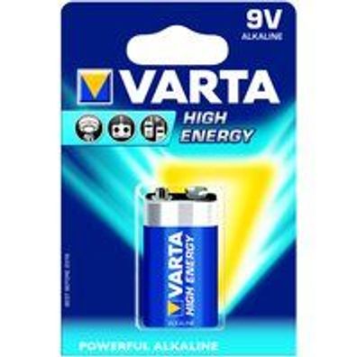 1St. Varta 4922 (-121-411) Varta HIGH ENERGY E-Block 1er Blister