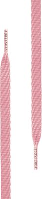 Tubelaces Schnürsenkel White Flat Light Pink