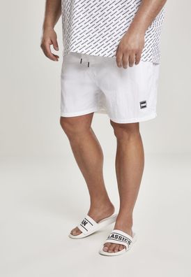 Urban Classics Badehose Block Swim Shorts White