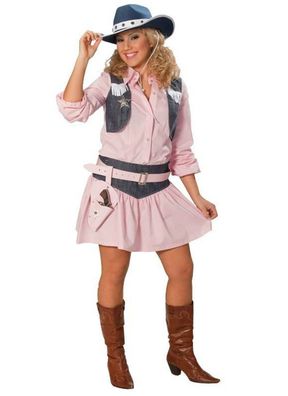 Cowgirl rosa 2-tlg. Set Damen