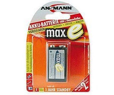 Ansmann 5035342 1 Ansmann maxE NiMH Akku 9V-Block 200 mAh 5035342